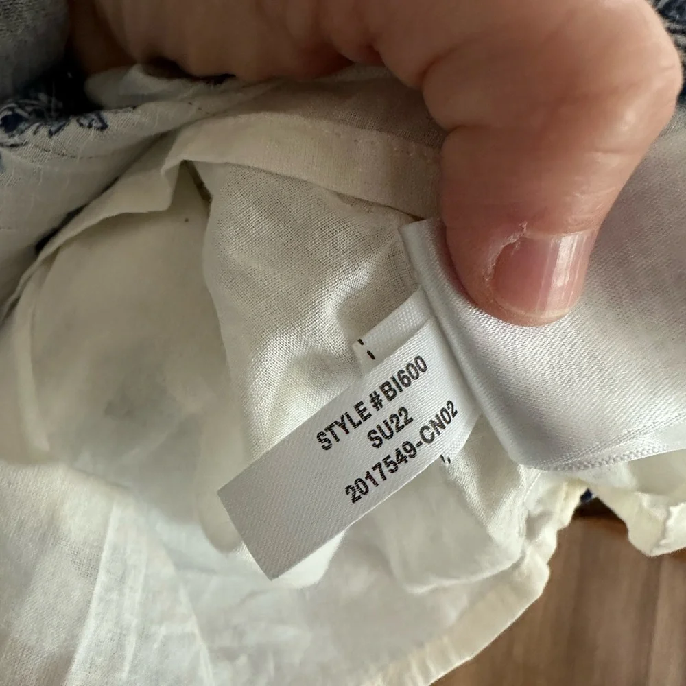 J.Crew Batik Print Puff Sleeve Mini Dress - size small - Picture 4 of 4